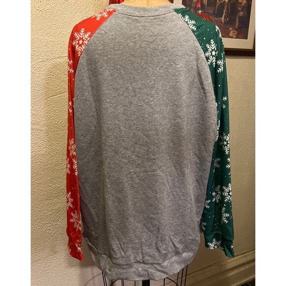 Women’s Plus Size Merry Christmas Pullover Sweatshirt Size 2XL - Picture 6 of 9